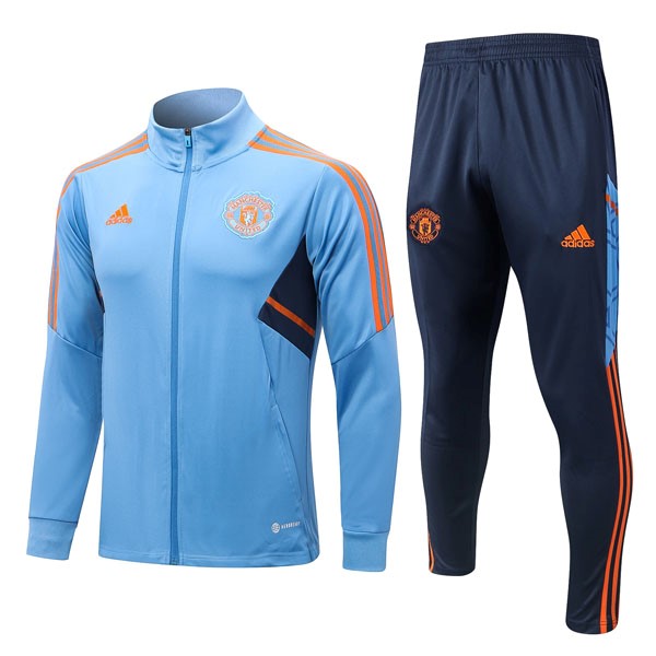 Trainingsanzug Manchester United 2023 Blau